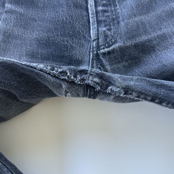 Vintage EB DENIM OG Reinvented Reconstructed Jeans Asymmetrical Black Womens 27 - Picture 4 of 11